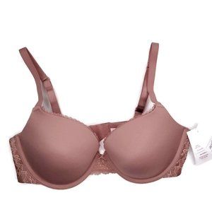 Auden Radiant Plunge Bra 34C Push Up Convertible